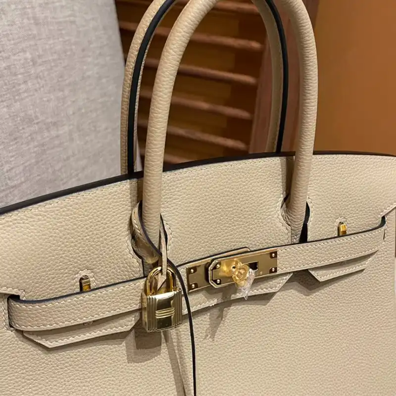 Cheap Hermes Birkin Bag Togo Leather Gold Hardware In Grey 0131