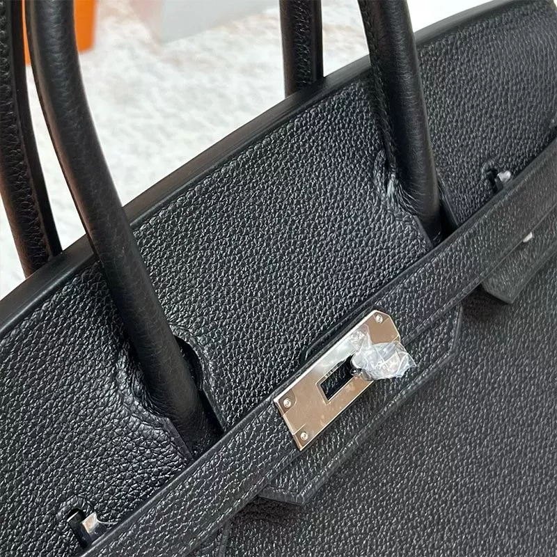 Cheap Hermes Birkin Bag Togo Leather Palladium Hardware In Black 0118