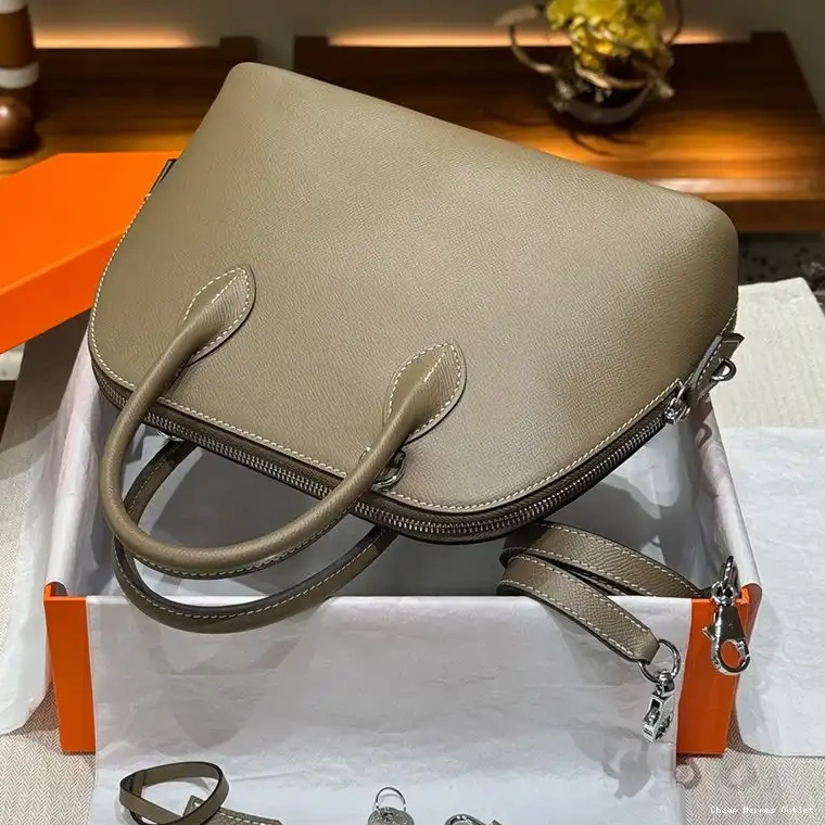 Affordable Epsom Leather Palladium Hermes Hardware Khaki In Bag Bolide 25 0221