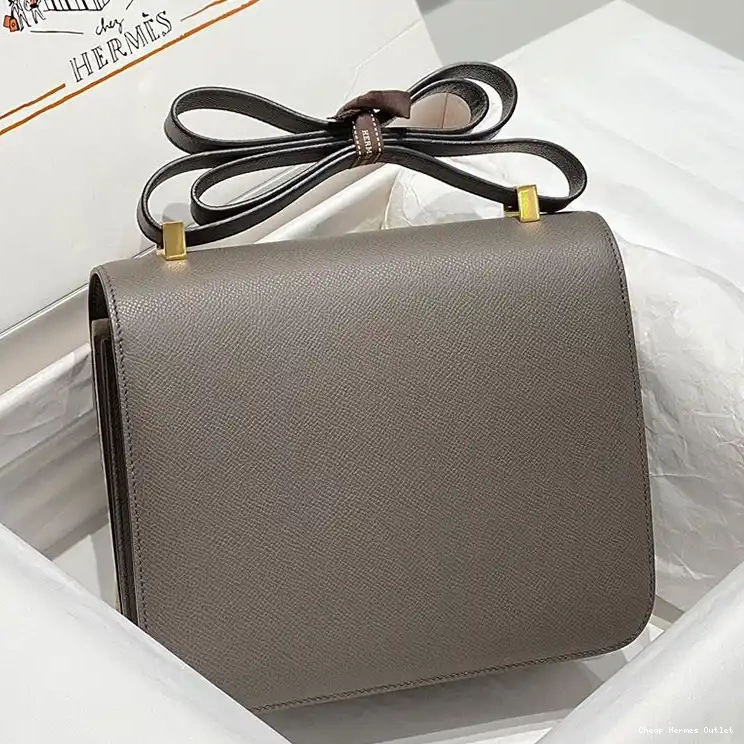 Affordable Grey Gold Leather Epsom In Hermes Constance Hardware Etain Bag 0219