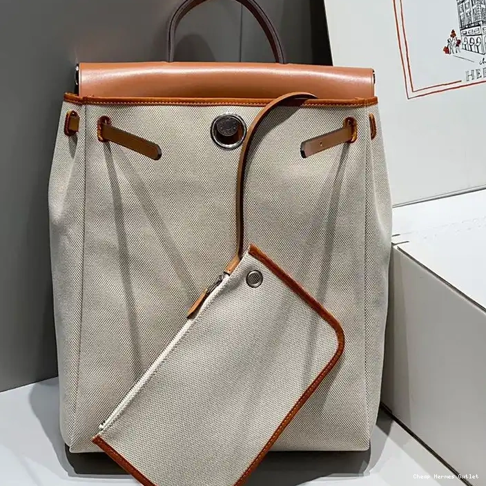 Affordable Palladium Herbag Zip Hermes Canvas Brown Beige A Hardware In Backpack Dos 0217