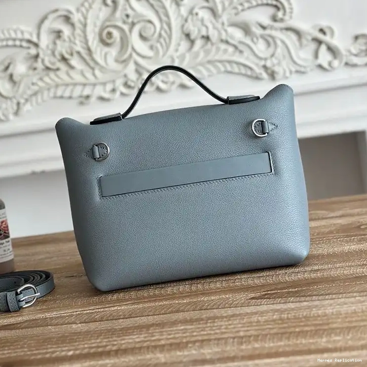 Affordable Hardware In Evercolor 24 Swift Palladium Hermes Sky Blue Leather Bag Mini 24 0223