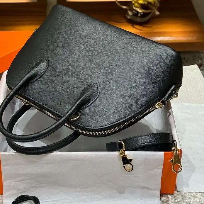 Cheap In Bolide Hermes Leather Gold Bag Hardware 25 Black Epsom 0227