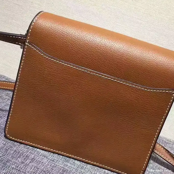 Affordable In Leather Brown Roulis Hermes Calfskin Hardware Palladium Bag 0216