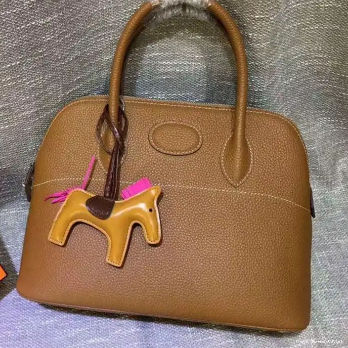 Affordable Bolide In Hardware Palladium Bag Hermes Togo Brown Leather 0211