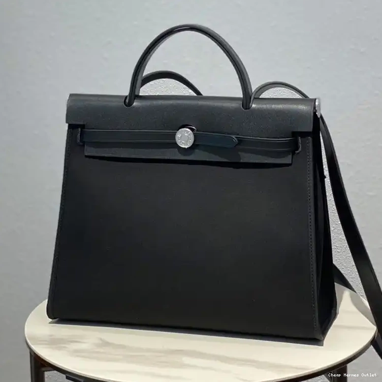 Affordable Black Palladium Herbag Bag In Canvas Green Hardware Hermes 0212