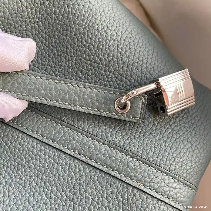 Affordable Clemence Bag In Lock Gold Hermes Green Almond Palladium Hardware Leather Picotin 0214