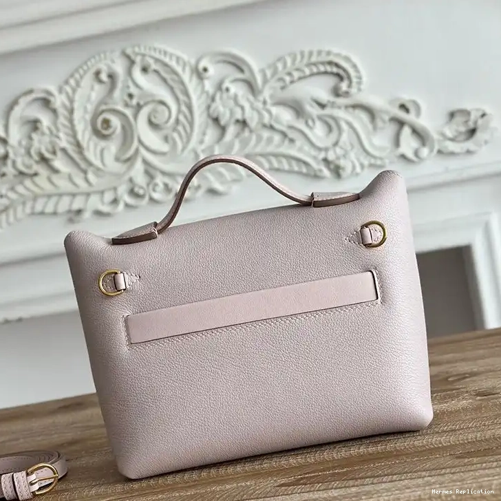 Affordable Hardware Mini Evercolor Bag Swift Hermes 24 24 Light In Gold Leather Pink 0215