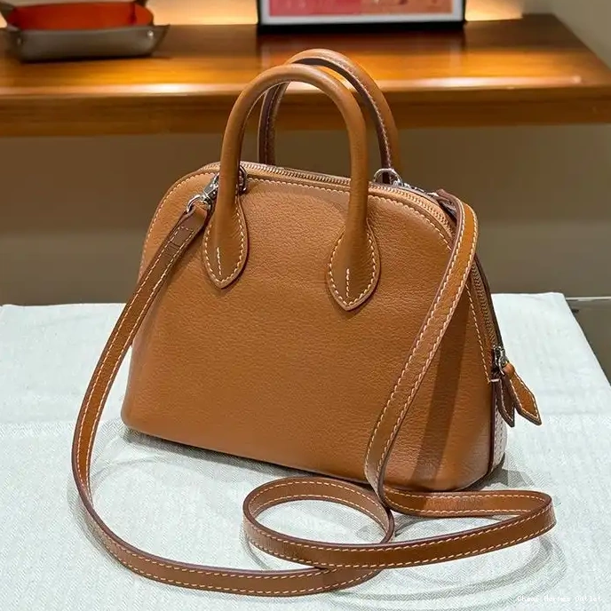 Affordable Palladium Bag Leather Bolide Hermes Hardware Brown Mini In Chevre 0305