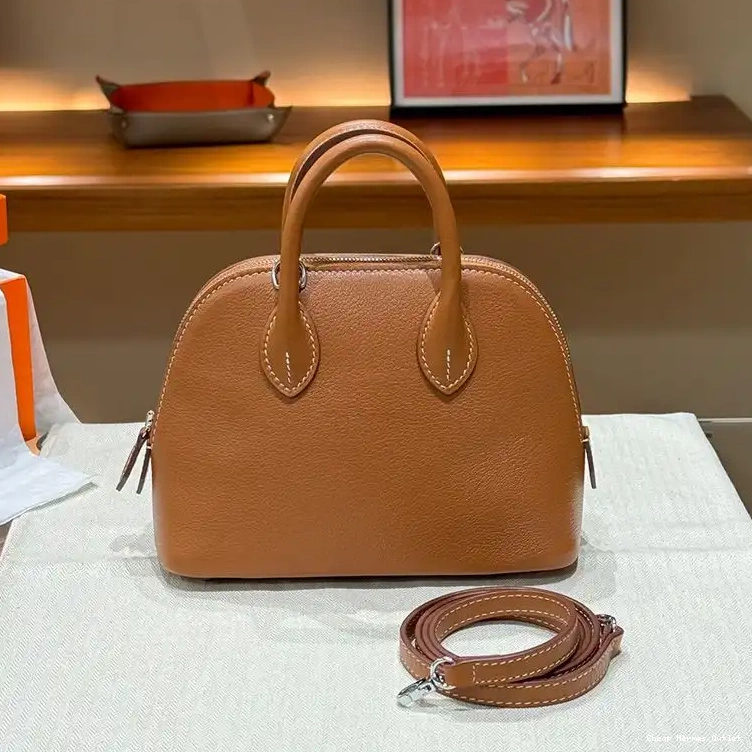 Affordable Palladium Bag Leather Bolide Hermes Hardware Brown Mini In Chevre 0305