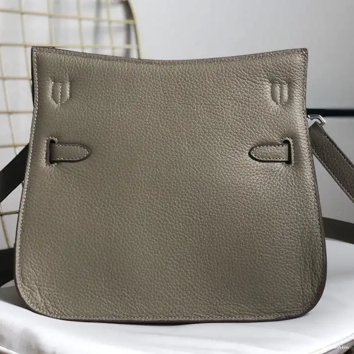 Cheap Jypsiere Leather Palladium Clemence Bag Khaki Hardware In Hermes 0309